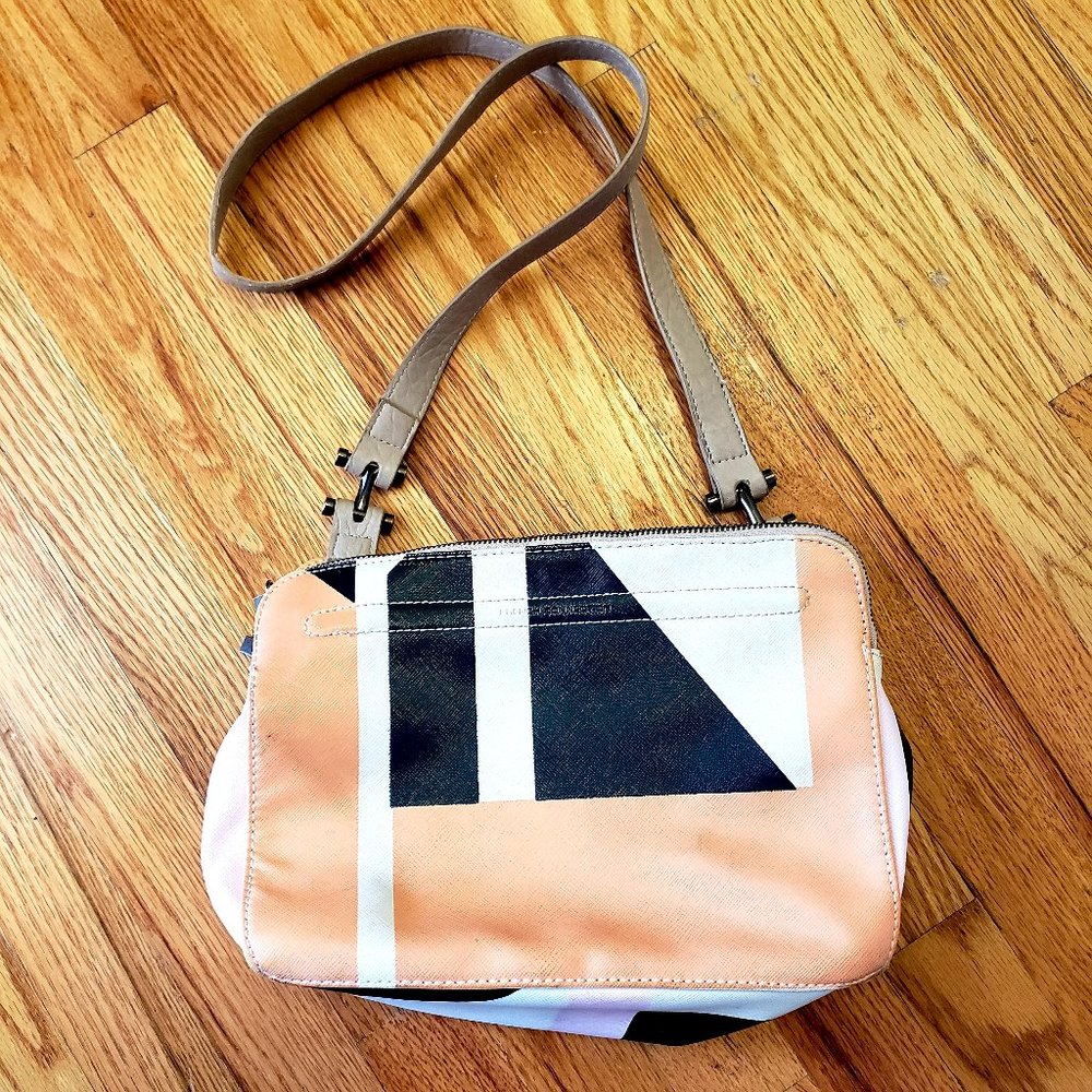 Rare Vintage French Connection Women's Color Block Shoulder Bag
